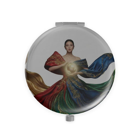 SingularityZ RadiantOrigin RGB | Face of the Turning Wave Pocket Mirror