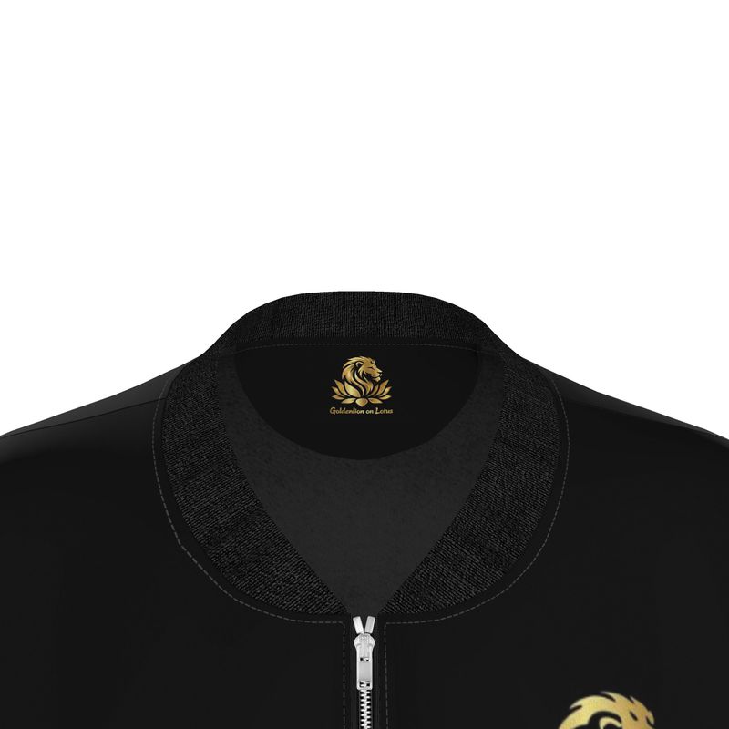 SingularityZ RadiantOrigin Gold | The Guardian Lotus Ladies Bomber Jacket