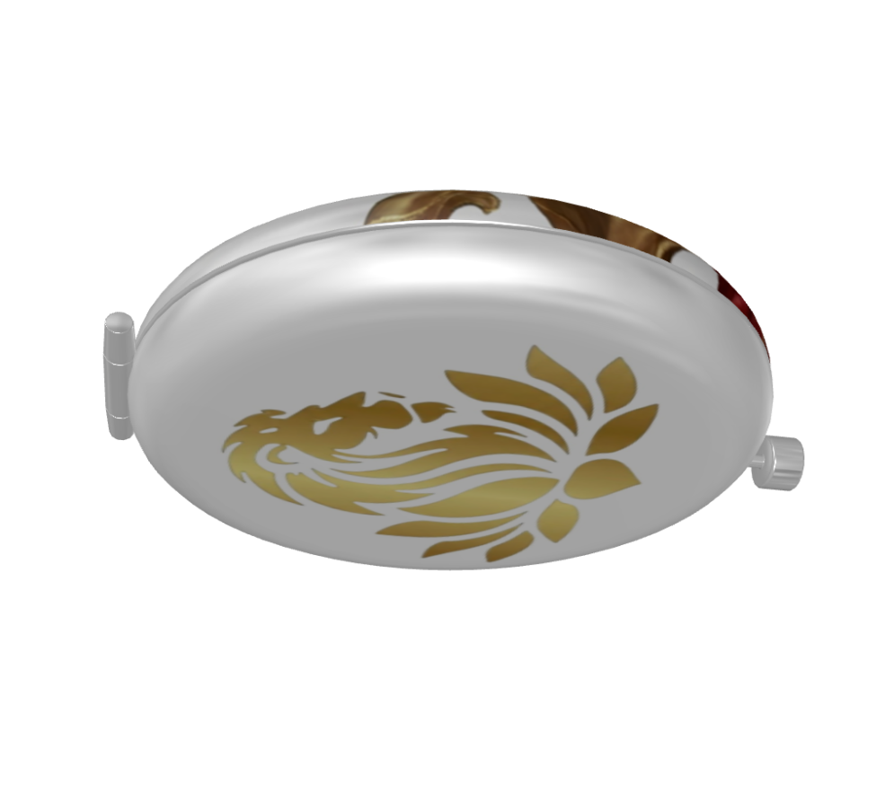 SingularityZ RadiantOrigin RGB | Face of the Turning Wave Pocket Mirror