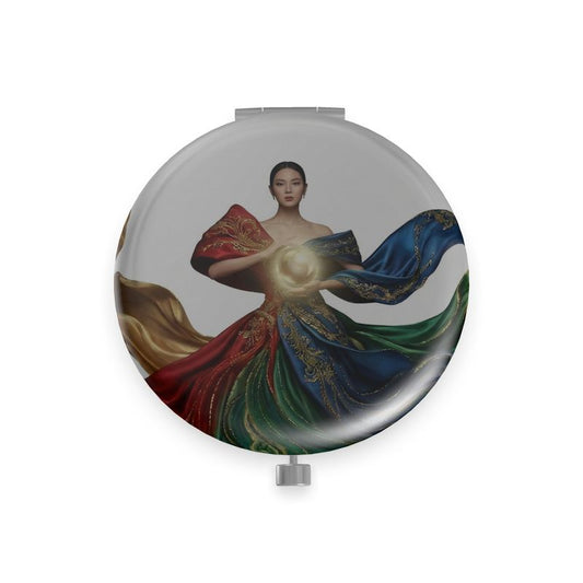 SingularityZ RadiantOrigin RGB | Face of the Turning Wave Pocket Mirror