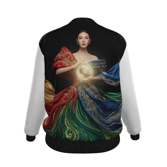 SingularityZ RadiantOrigin RGB | The Guardian Wave Ladies Bomber Jacket