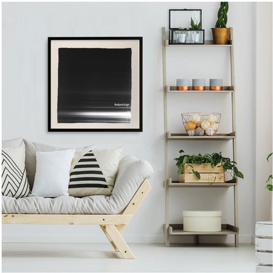 SingularityZ RadiantOrigin White | RadiantOrigin White Framed Silk Print