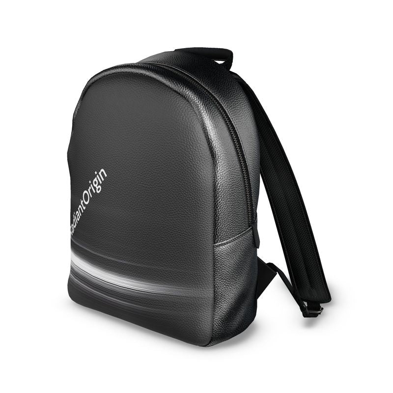 SingularityZ RadiantOrigin White | RadiantOrigin White Leather BackPack