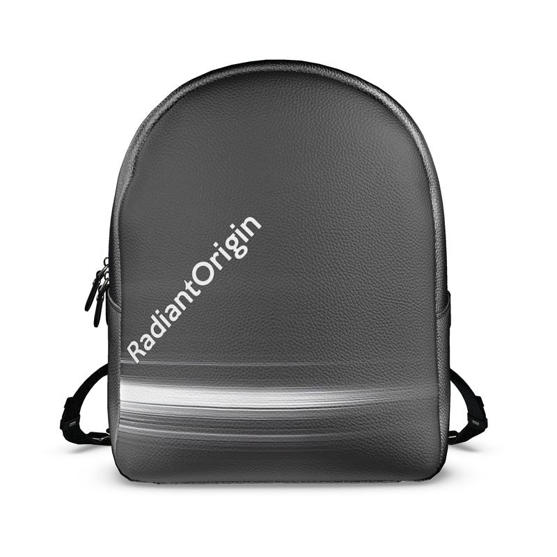SingularityZ RadiantOrigin White | RadiantOrigin White Leather BackPack