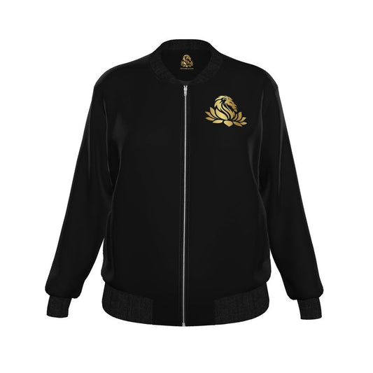 SingularityZ RadiantOrigin Gold | The Guardian Lotus Ladies Bomber Jacket