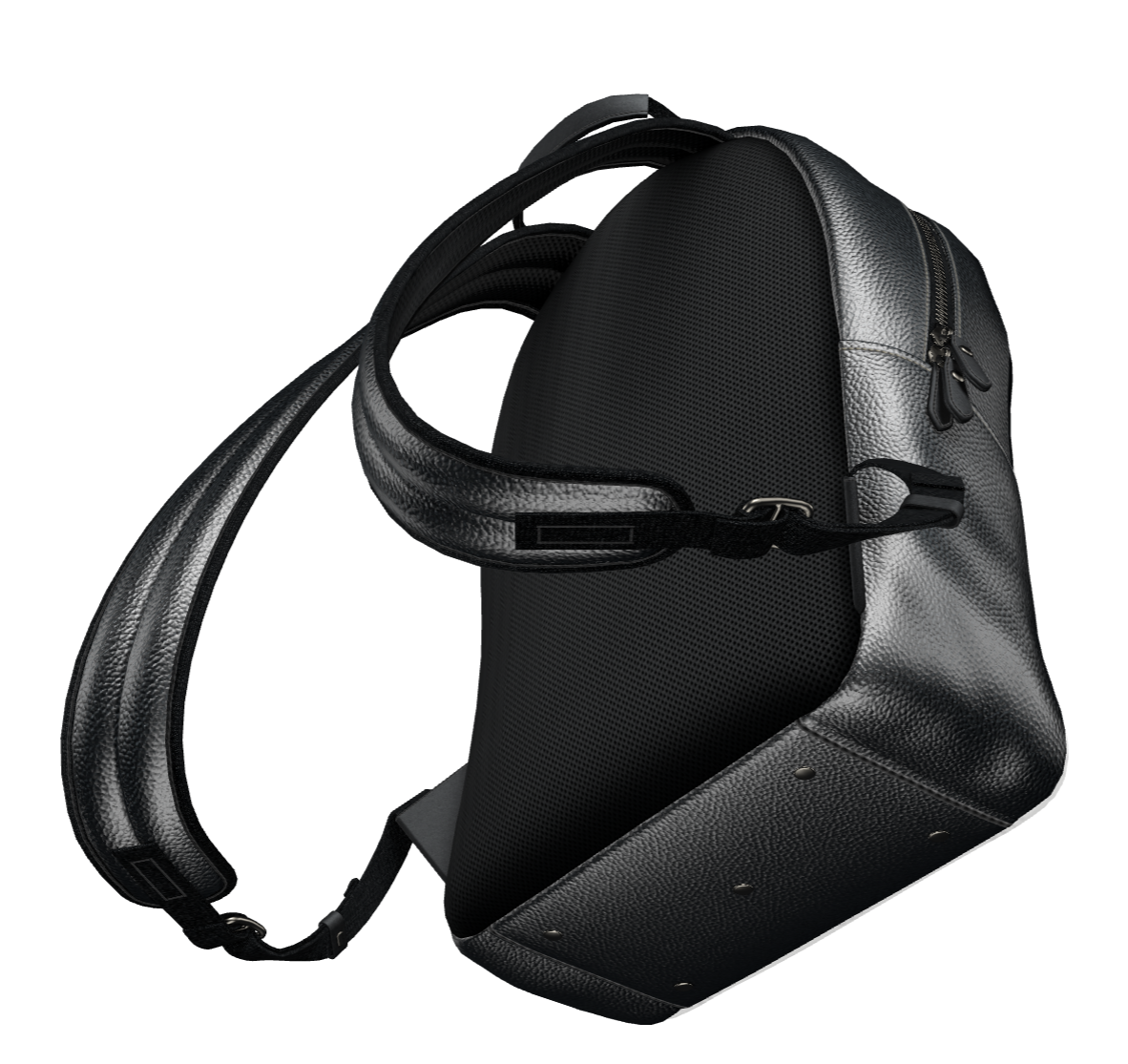 SingularityZ RadiantOrigin White | RadiantOrigin White Leather BackPack