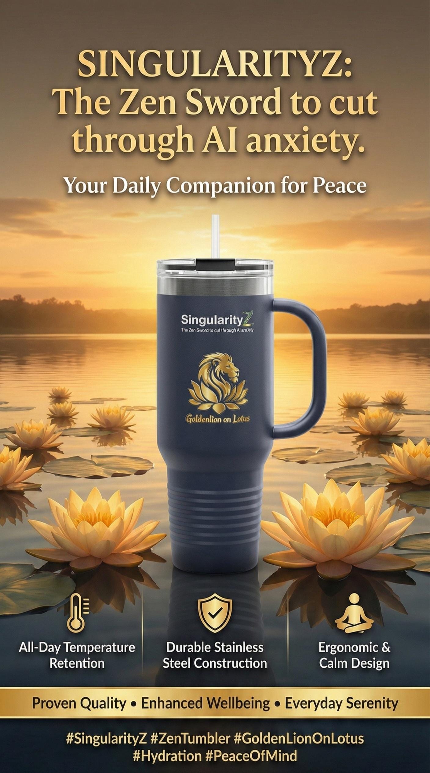 SingularityZ RadiantOrigin RGB  |  The One Wave Tumbler (40oz)